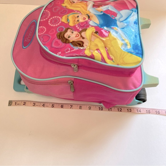 DISNEY PRINCESS ROLLING BACKPACK/LUGGAGE - Picture 12 of 14